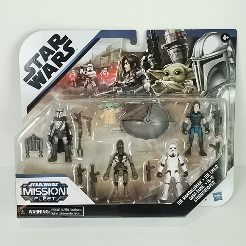 Star Wars Mission Fleet Defend the Child Mandalorian Action Figure Set Cara Dune